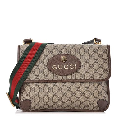 gucci gg supreme messenger bag replica|Gucci neo vintage bag.